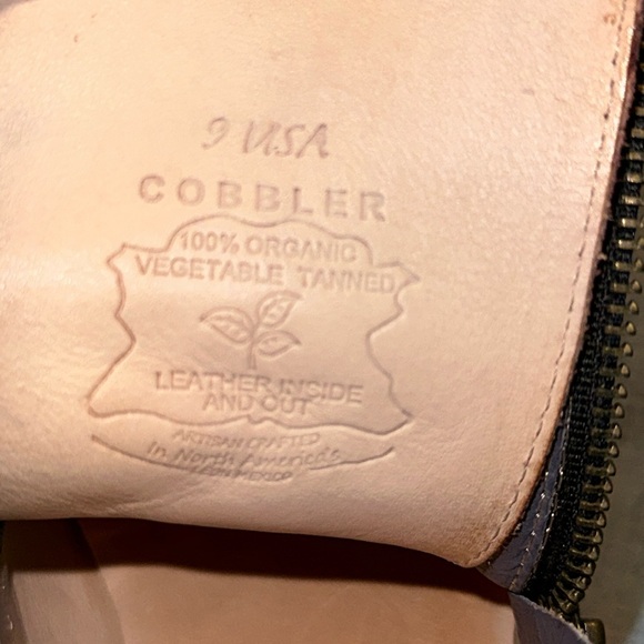 Bed Stu Bonnie Women Ankle Boots Blue Maroon Leather Stitching Zipper Laces 9 - Picture 10 of 16